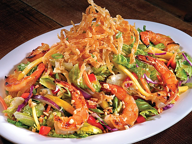 Yin Yang Shrimp Salad